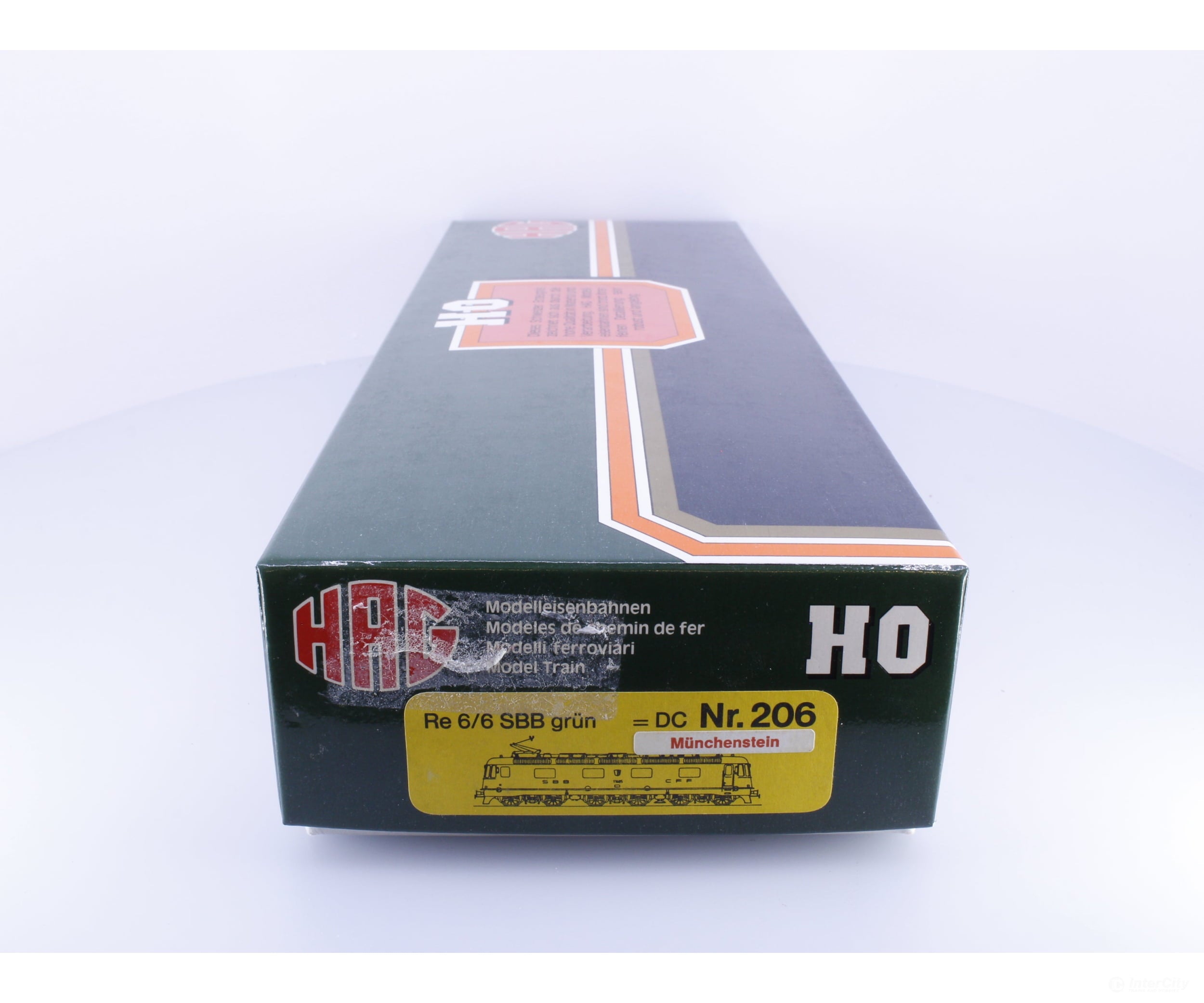 HAG 206 HO SBB-CFF-FFS Re 6/6 Electric Locomotive Grun Munchenstein 11640 DCC - European Locomotives