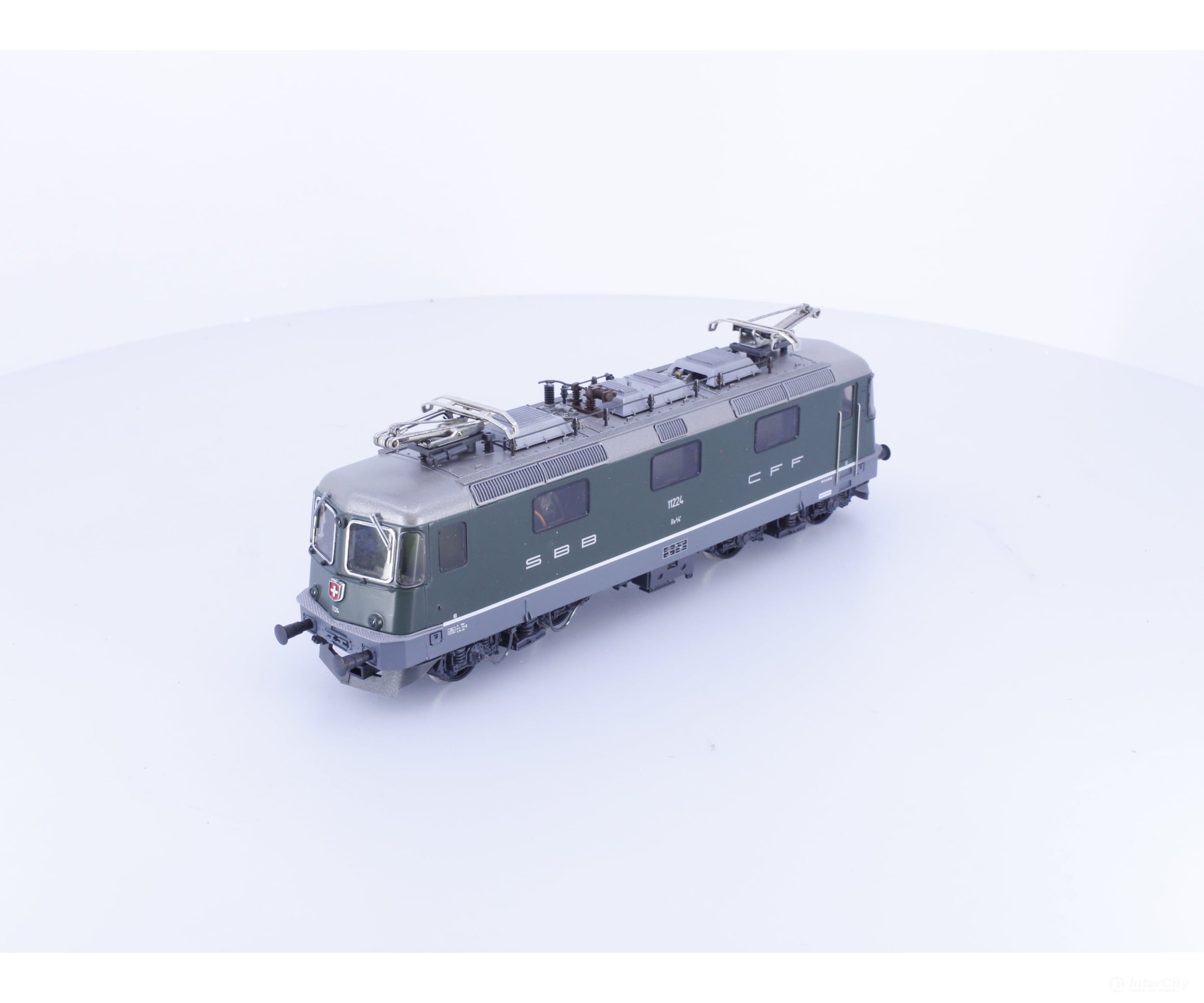 HAG 215 HO SBB-CFF-FFS Re 4/4 Electric Locomotive Grun 11224 DCC - European Locomotives