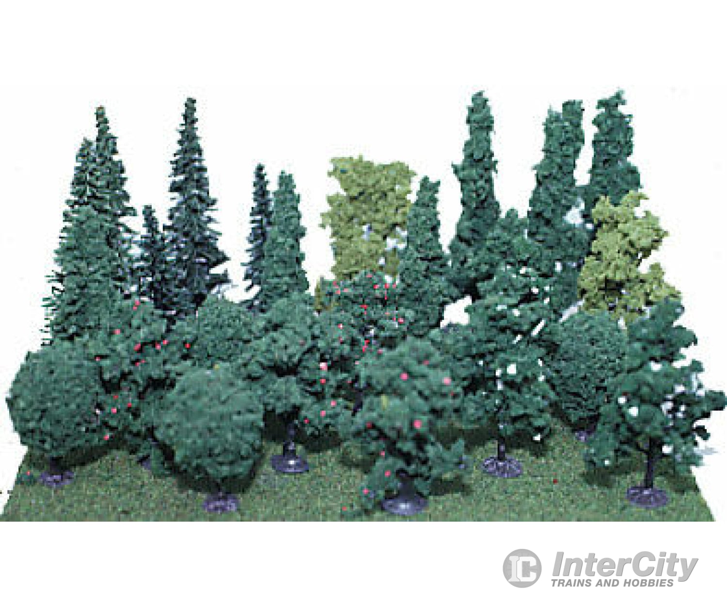 Heki 304 Assorted Trees -- 3 To 5 7.6 12.7Cm Pkg(24) & Vegetation