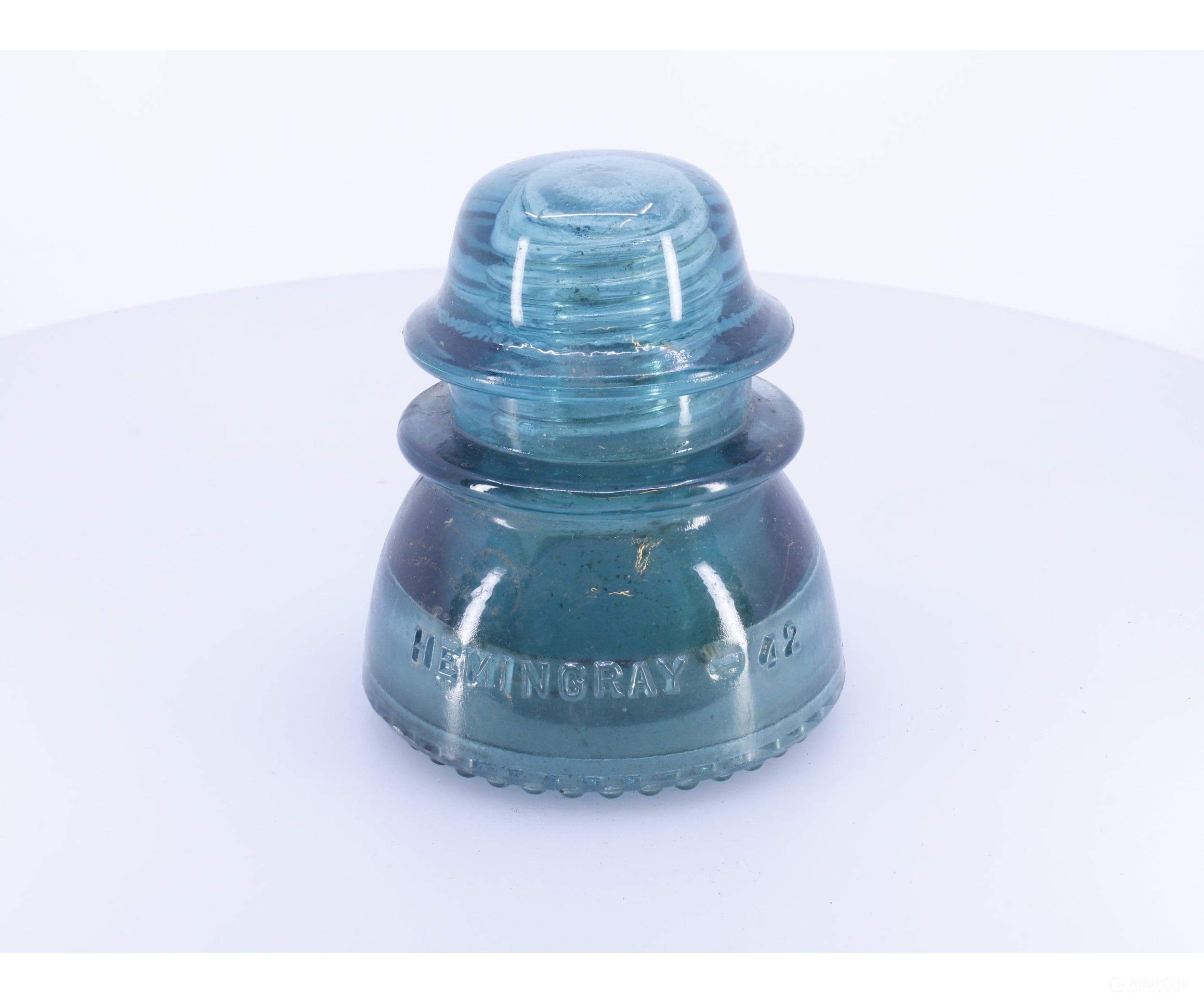 Hemingray 42 Aqua Blue Glass Insulator - Collectibles