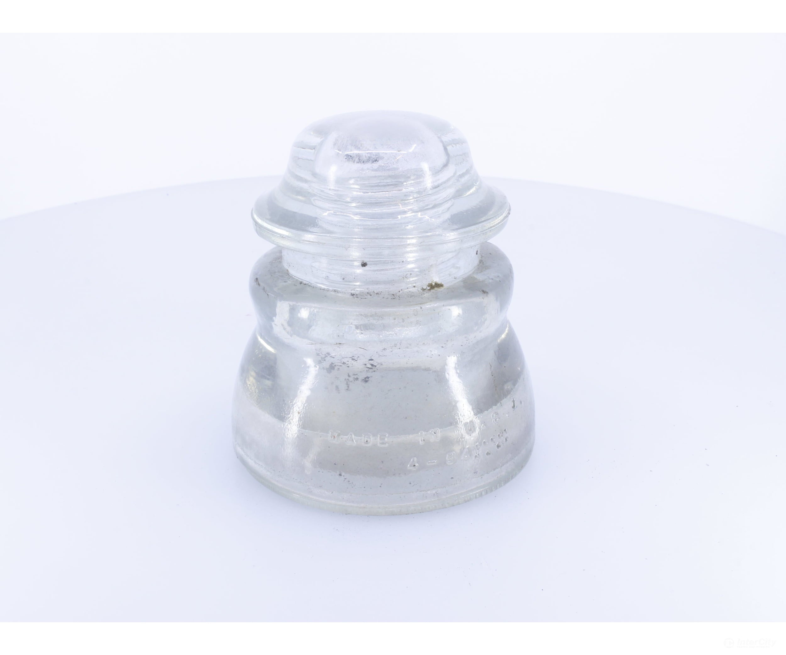 Hemingray 45 Clear Glass Insulator 4-54 - Collectibles