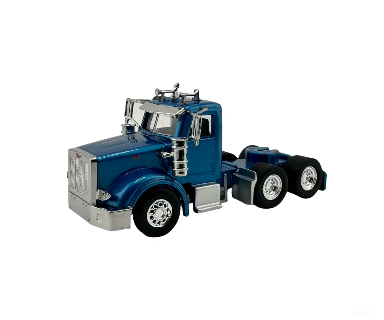 HO Logistics Replicas HO 36706 Peterbilt Day Cab Tractor Only - Assembled - Metallic Blue - Cars & Trucks