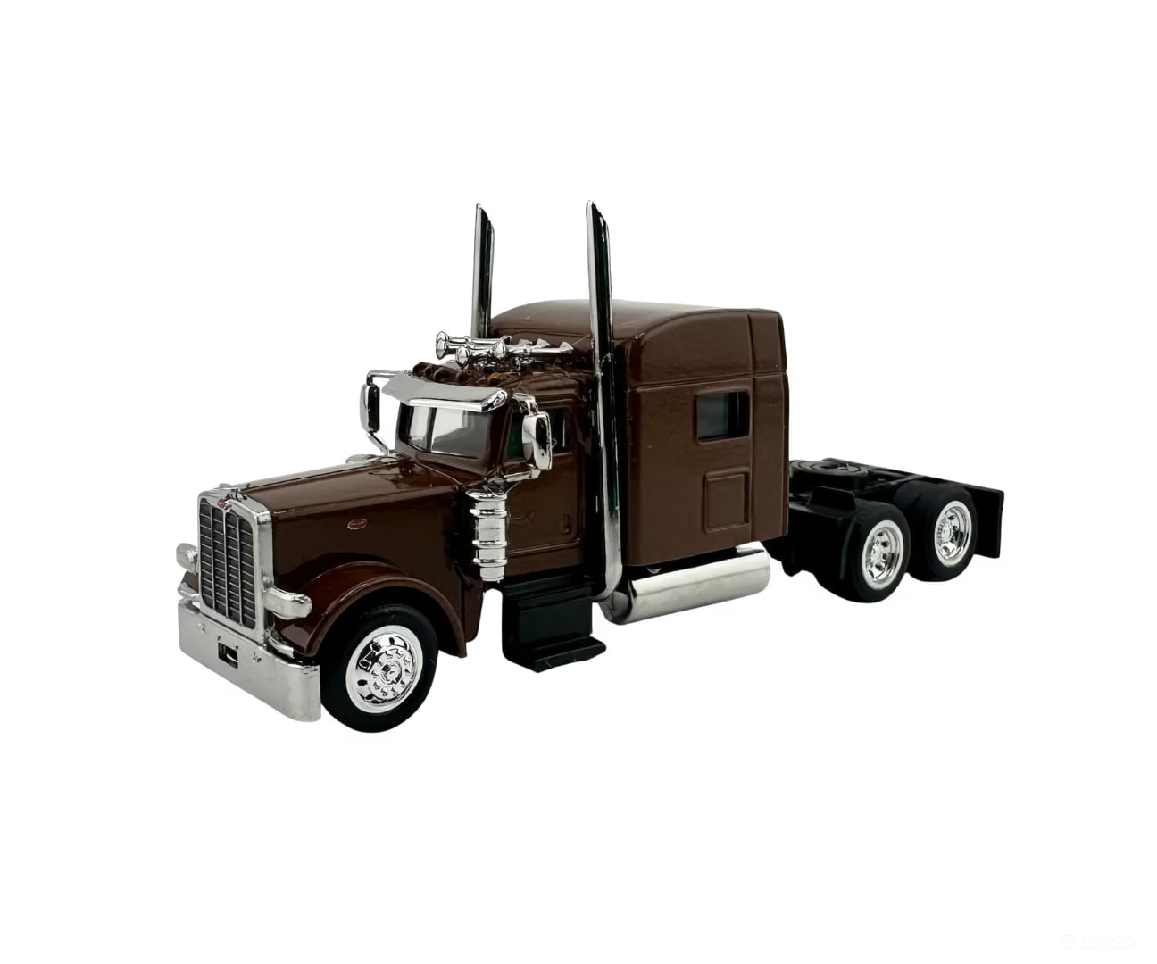 HO Logistics Replicas HO 38902 Peterbilt Sleeper Cab Tractor Only - Assembled - Brown - Cars & Trucks