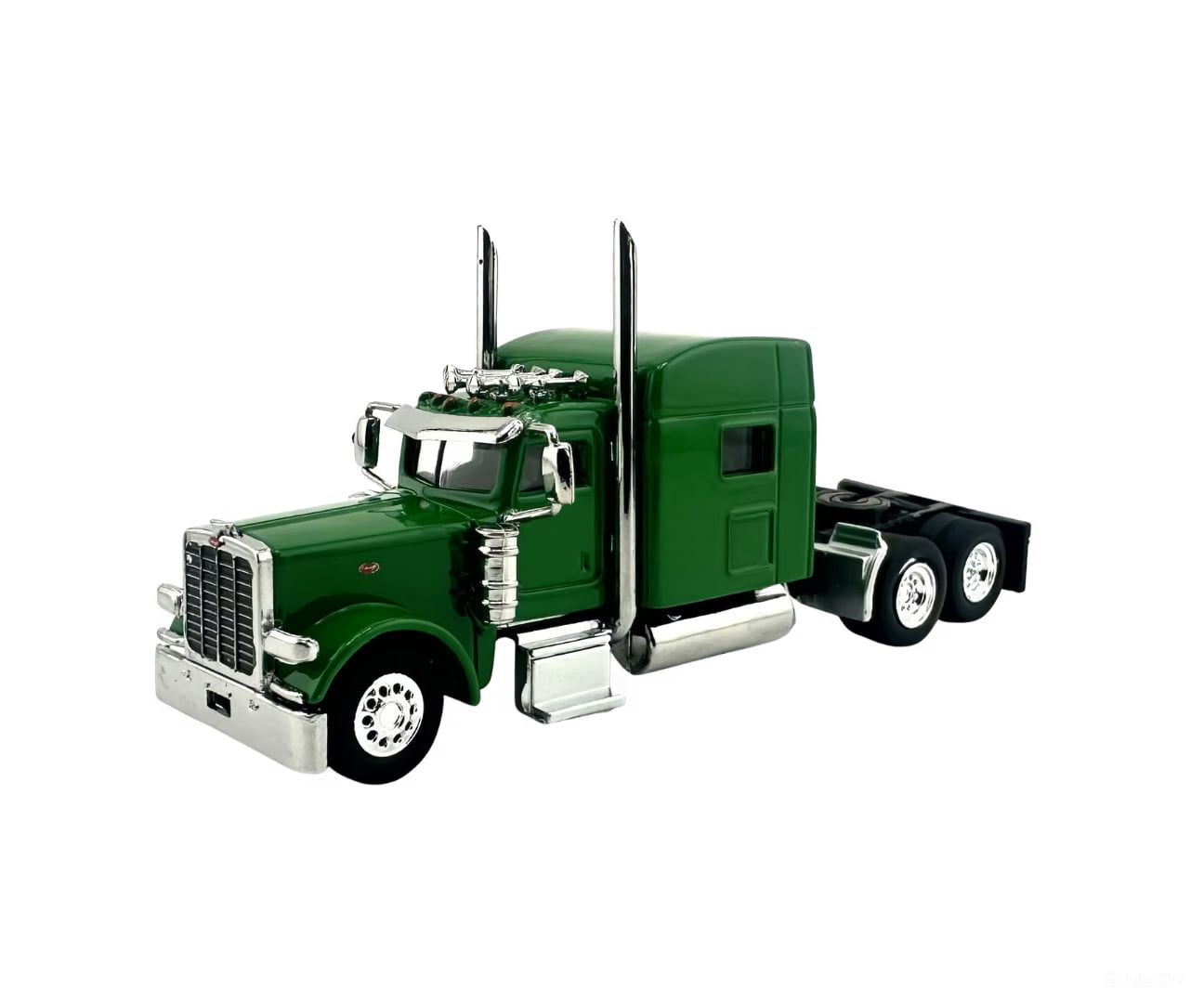 HO Logistics Replicas HO 38905 Peterbilt Sleeper Cab Tractor Only - Assembled - Green - Cars & Trucks