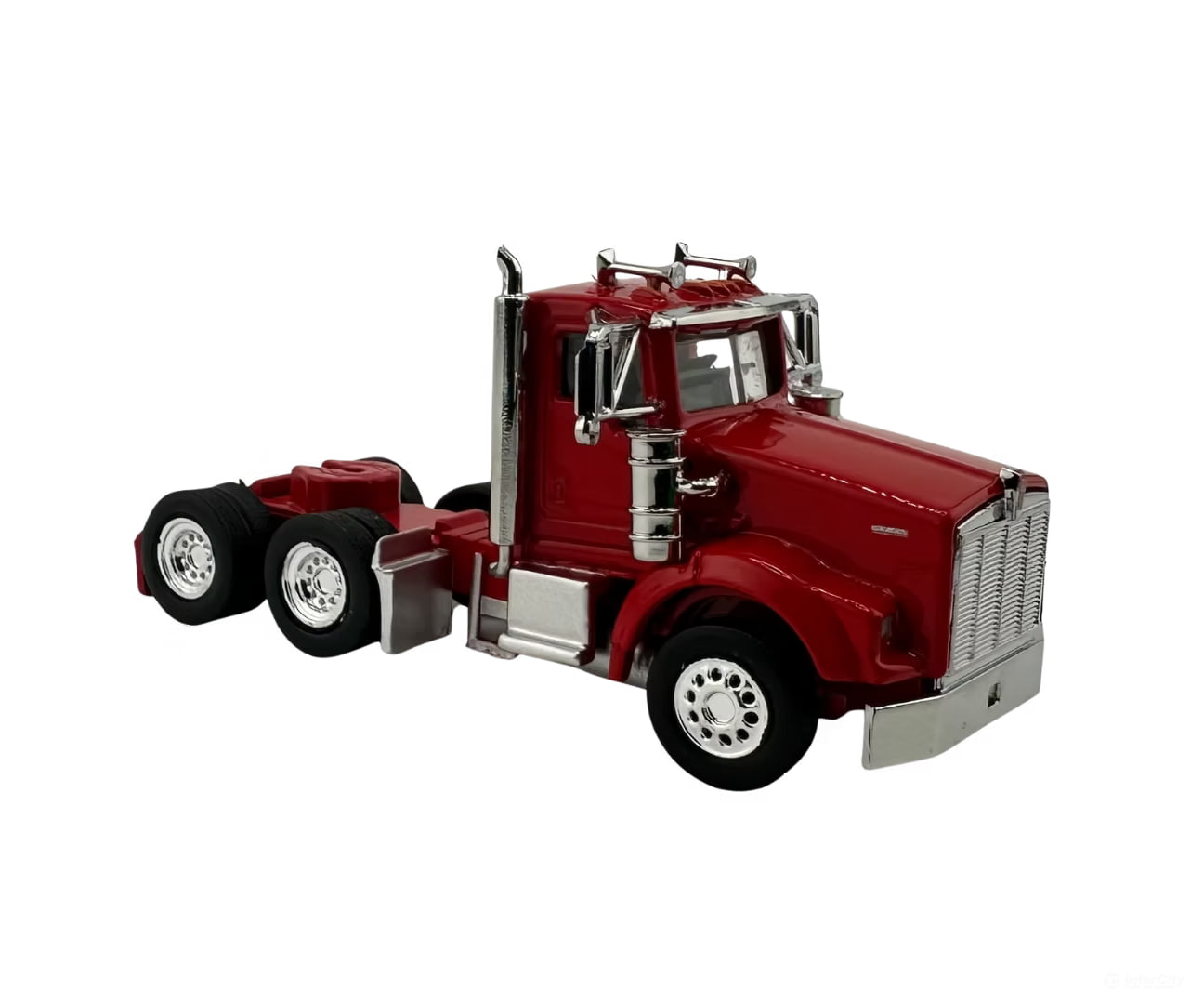 HO Logistics Replicas HO T80008 Kenworth T-800 Day Cab Tractor Only - Assembled - Red - Cars & Trucks