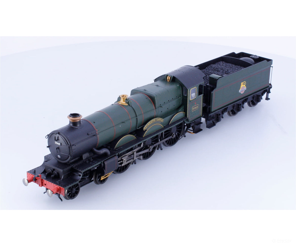 Hornby R 2849X OO Early BR Castle Class Steam Locomotive Beverston Castle 5068 DCC - European Locomotives
