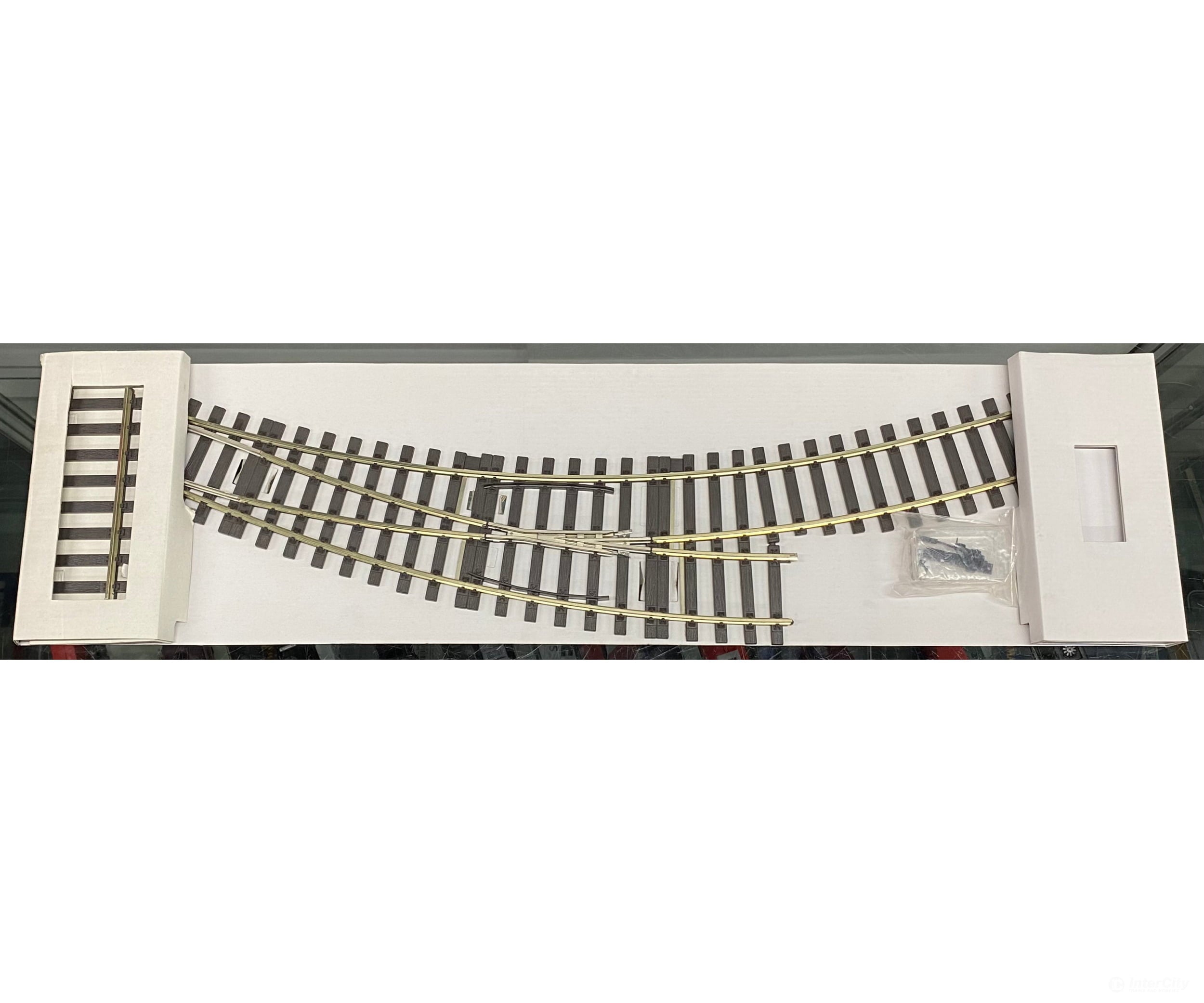 Hubner 1075-1 1 R1020 Curved Switch Track Left Track & Turnouts