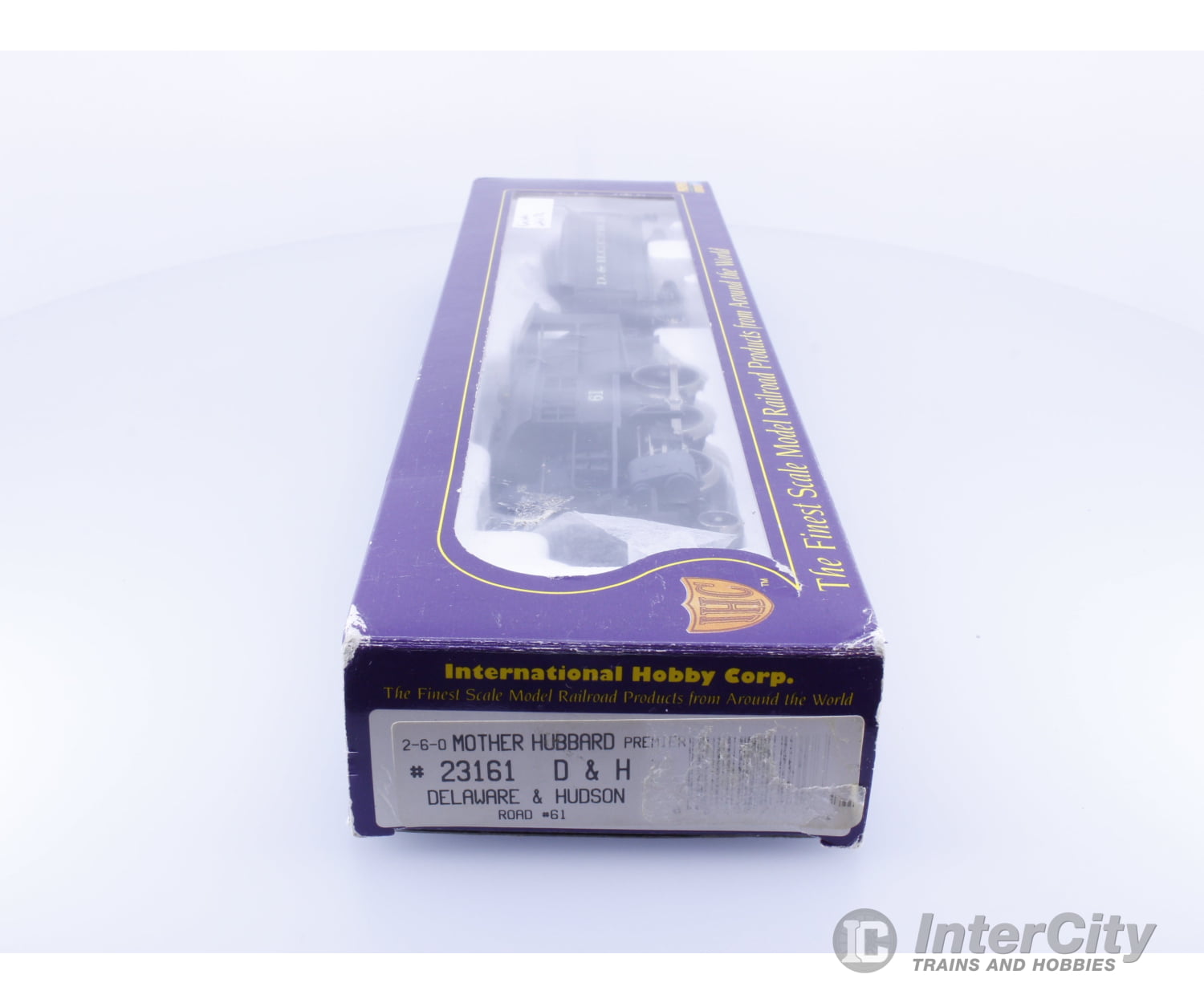 IHC 23161 HO Premier 2-6-0 Mother Hubbard Camelback Steam Locomotive Delaware and Hudson Railway (D&H) 61 Analog DC