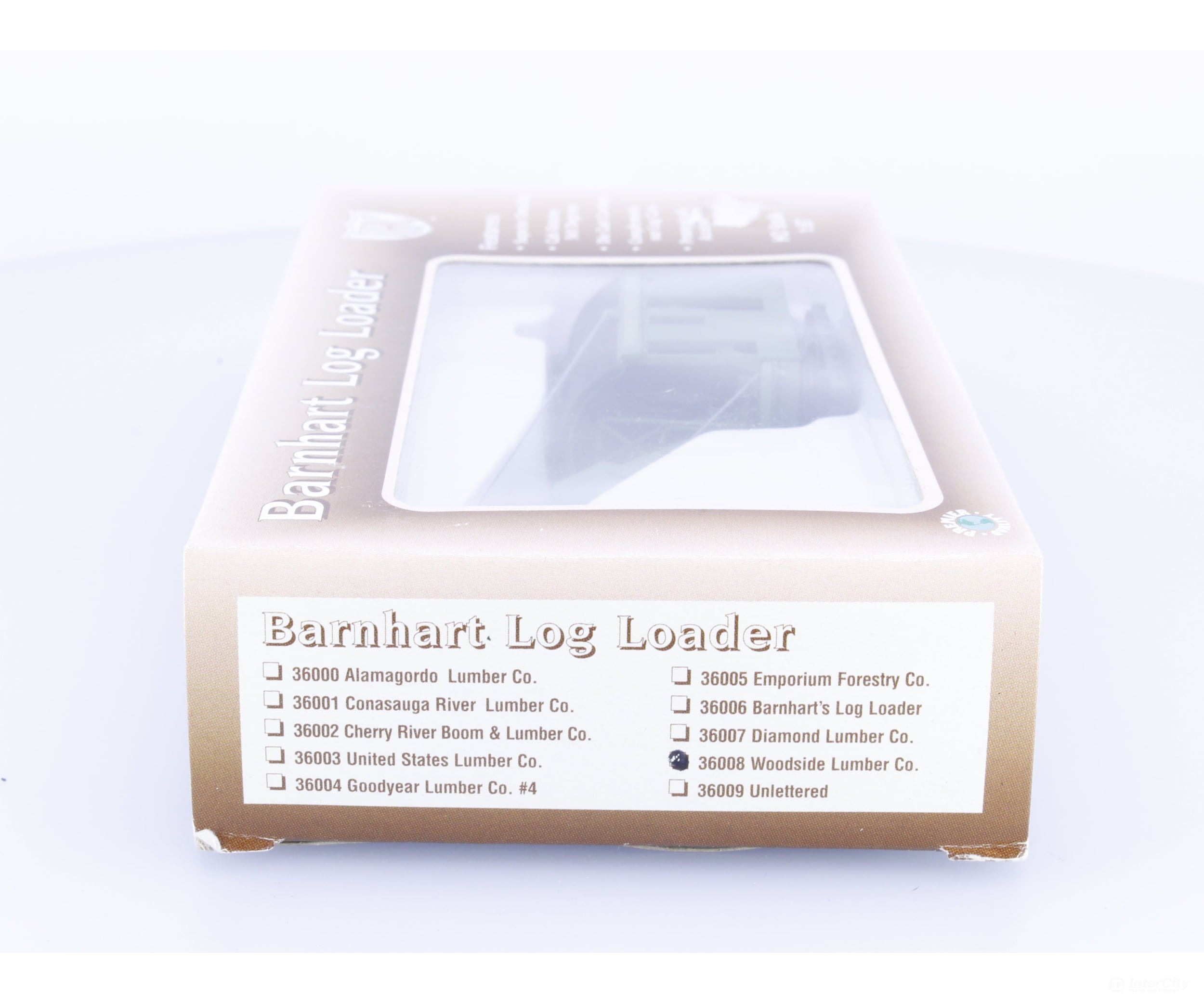 IHC 36008 HO Barnhart Log Loader Woodside Lumber Company - Freight Cars