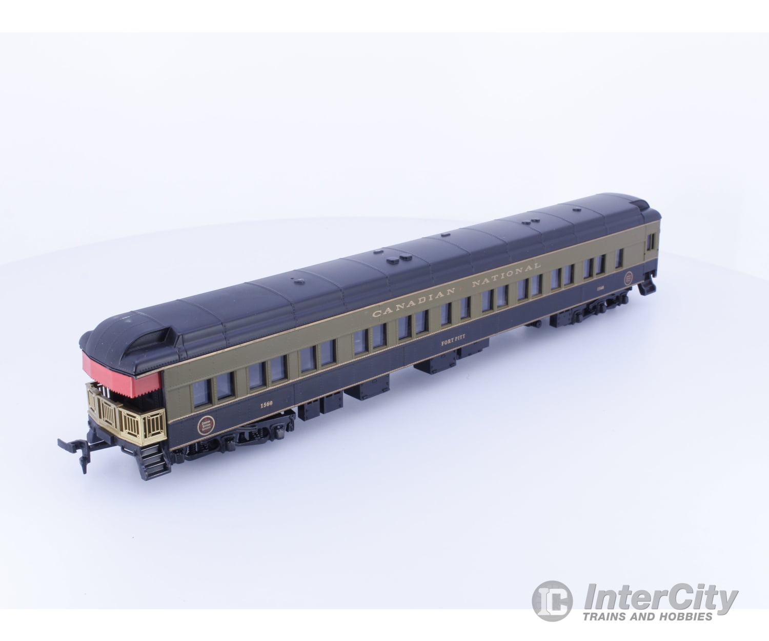 IHC 49104 HO Heavyweight Observation Car Canadian National (CN) Fort Pitt Passenger Cars