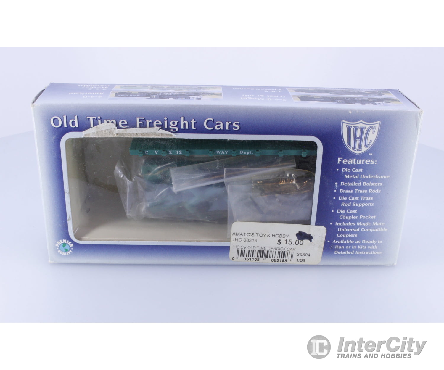 IHC 8319 HO Freight Car Kit Vermont Railway (VTR) X12 Freight Cars