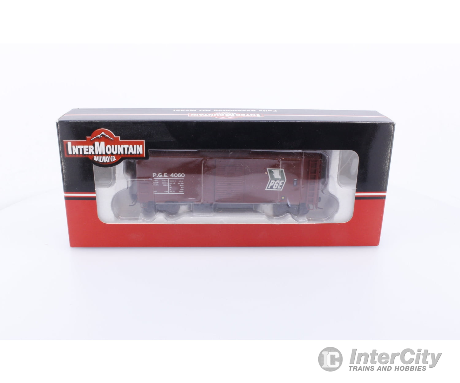 InterMountain 1107F HO PWRS 40’ Single Door Box Car BC Rail (BCOL) 4060 Freight Cars