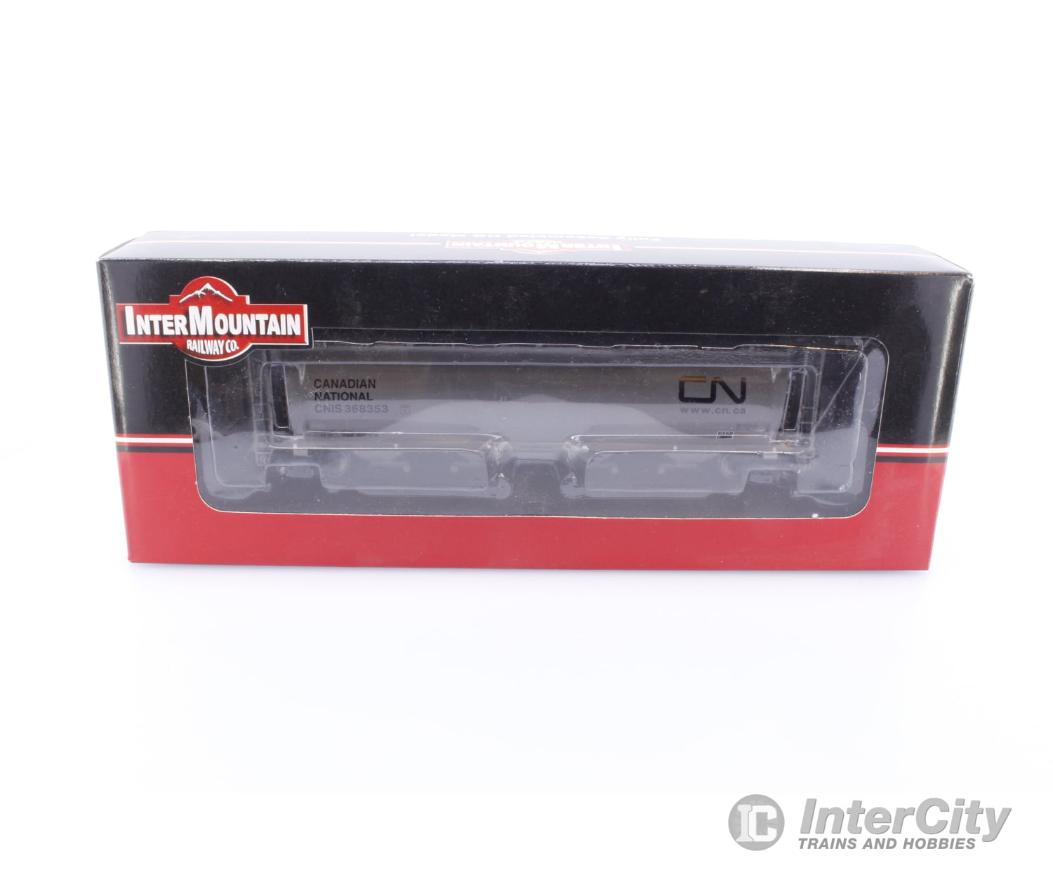 InterMountain 1132D HO PWRS 4 Bay Cylindrical Hopper Canadian National (CN) 368353 Freight Cars