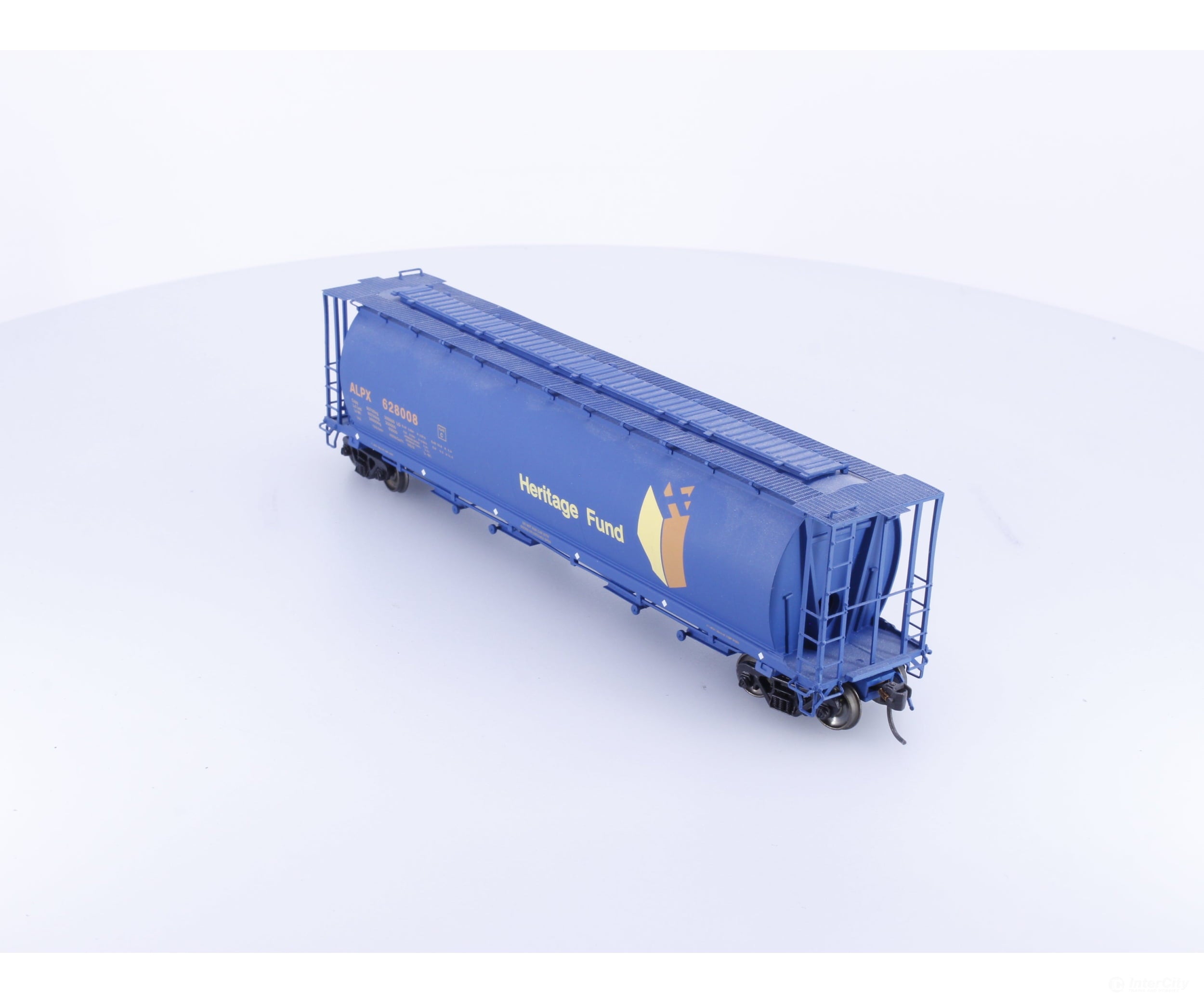 InterMountain 45104-19 HO 4 Bay Cylindrical Hopper Trough Hatch Version Alberta Heritage (ALPX) Alberta (ALNX) 628008