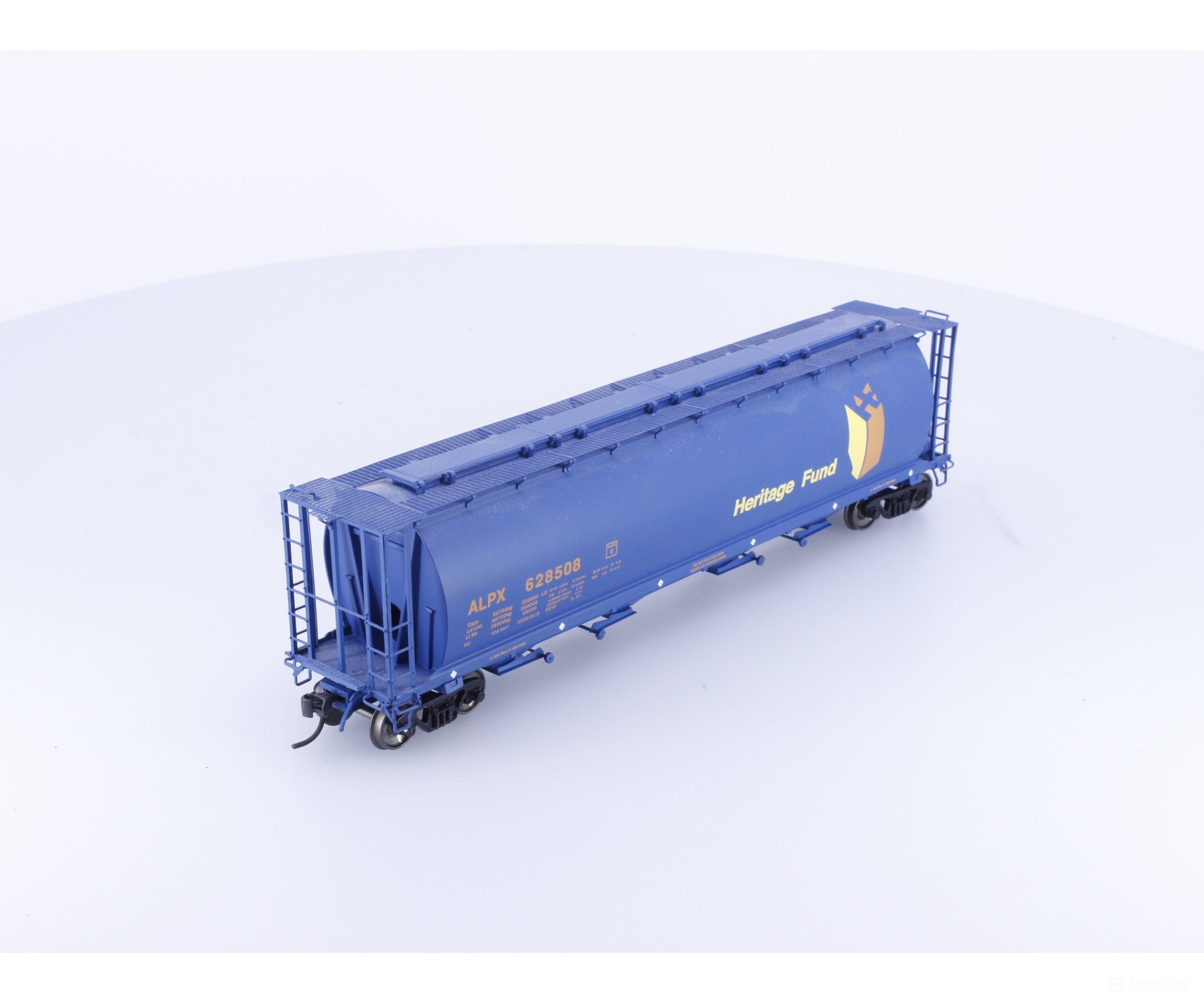 InterMountain 45104-29 HO 4 Bay Cylindrical Hopper Alberta Heritage (ALPX) Alberta (ALNX) 628508 - Freight Cars