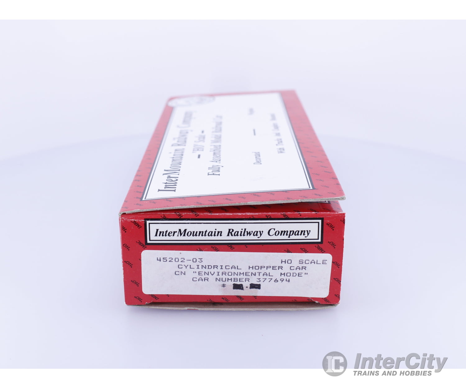 InterMountain 45202-03 HO Cylindrical Covered Hopper Environmental Mode Canadian National (CN) 377694 Freight Cars