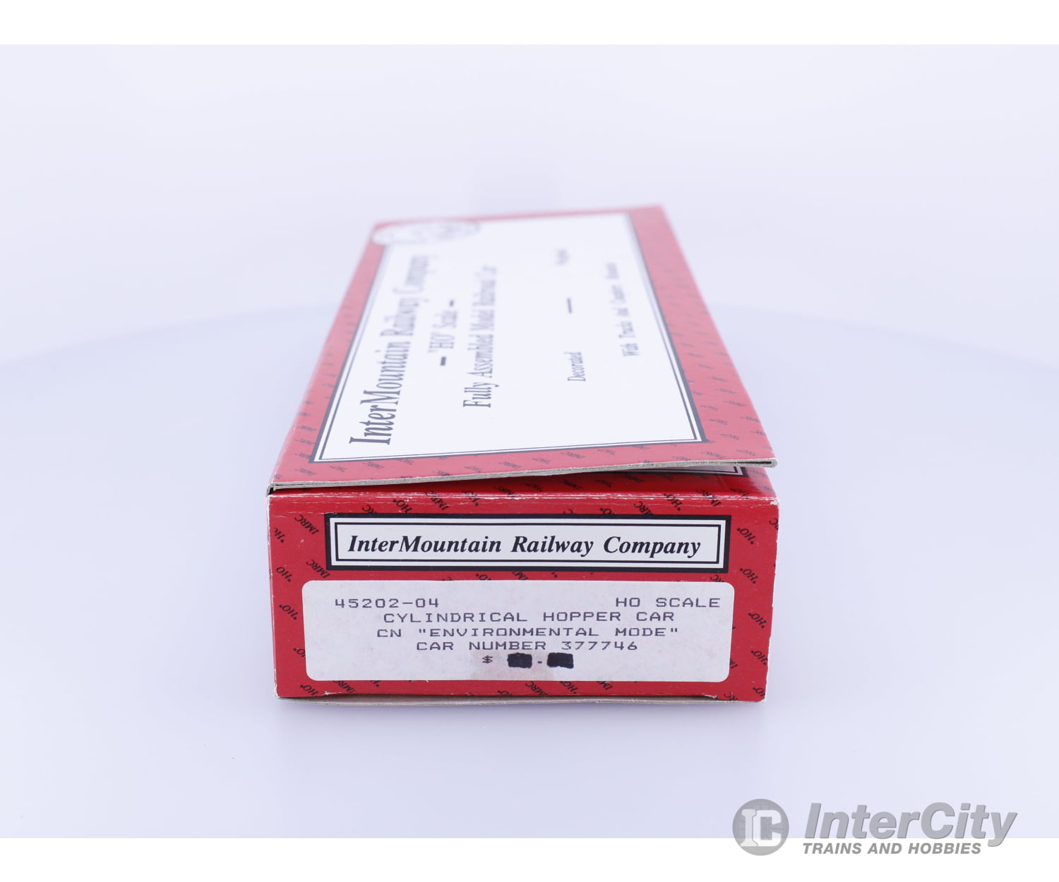 InterMountain 45202-04 HO Cylindrical Covered Hopper Environmental Mode Canadian National (CN) 377746 Freight Cars