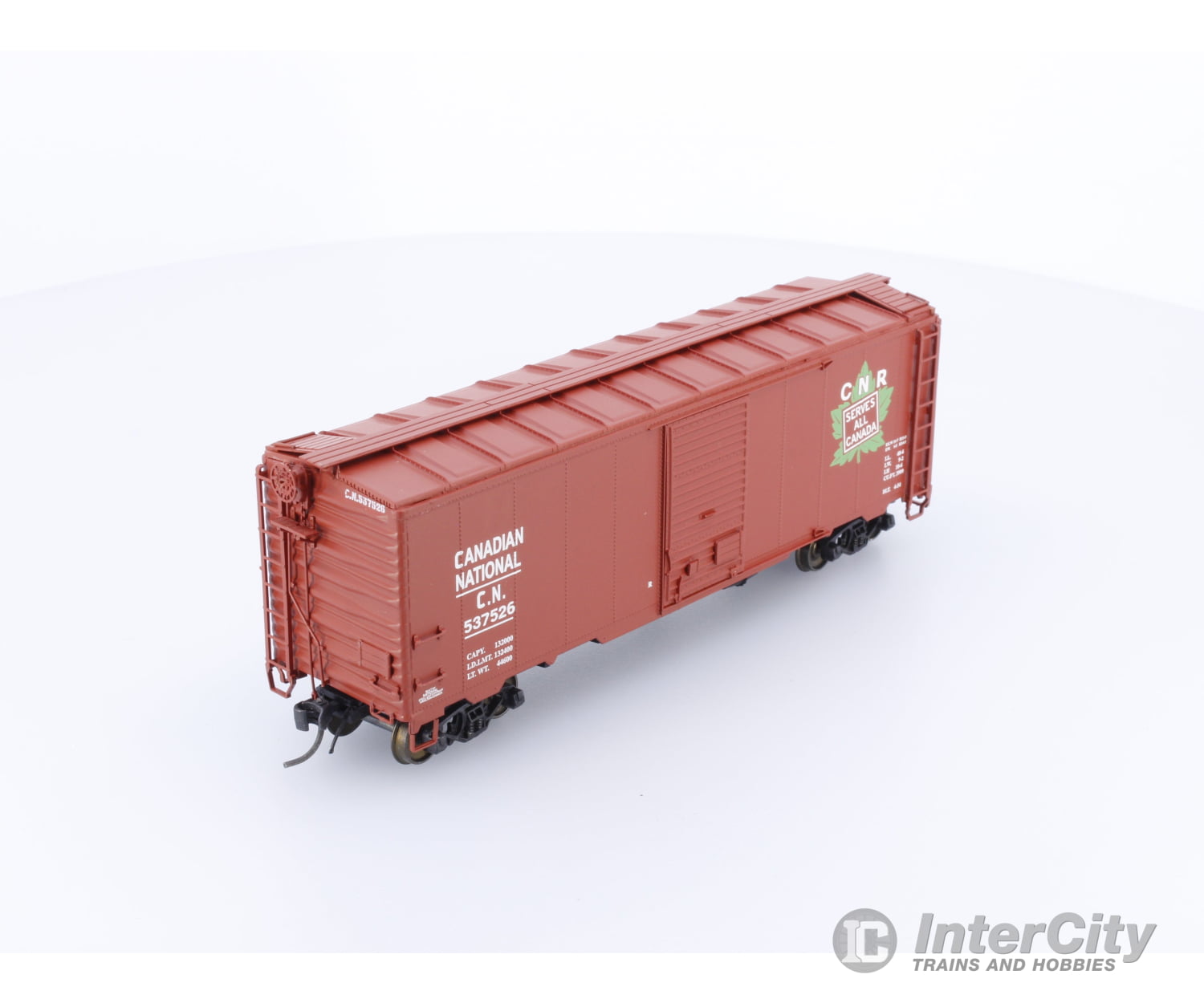 InterMountain 46806-06 HO Modified AAR 40’ Boxcar Canadian National (CN) 537526 Freight Cars