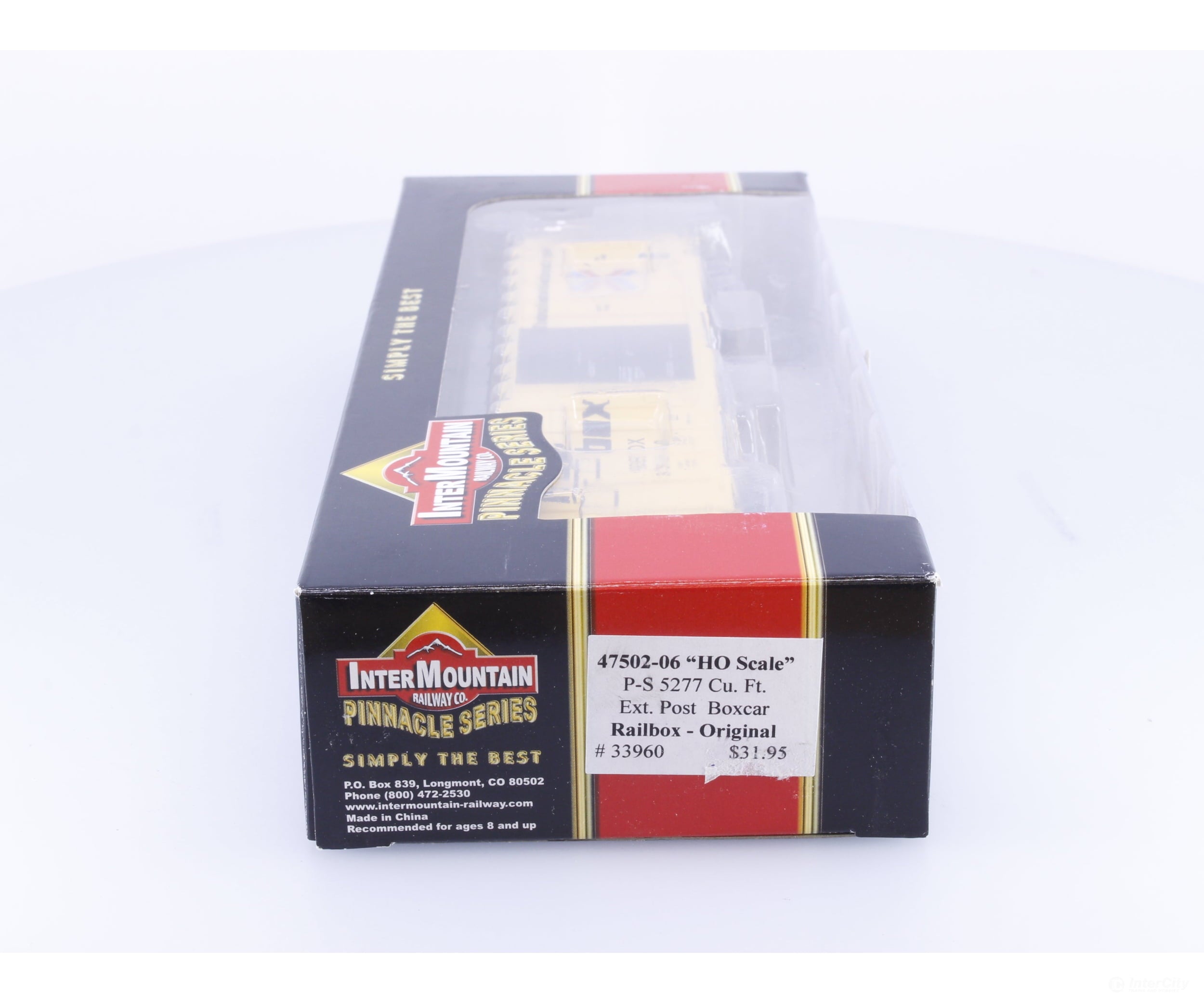 InterMountain 47502-06 HO P-S 5277 Cu. Ft. Exterior Post Single Door Boxcar Railbox (RBOX) 33960 - Freight Cars