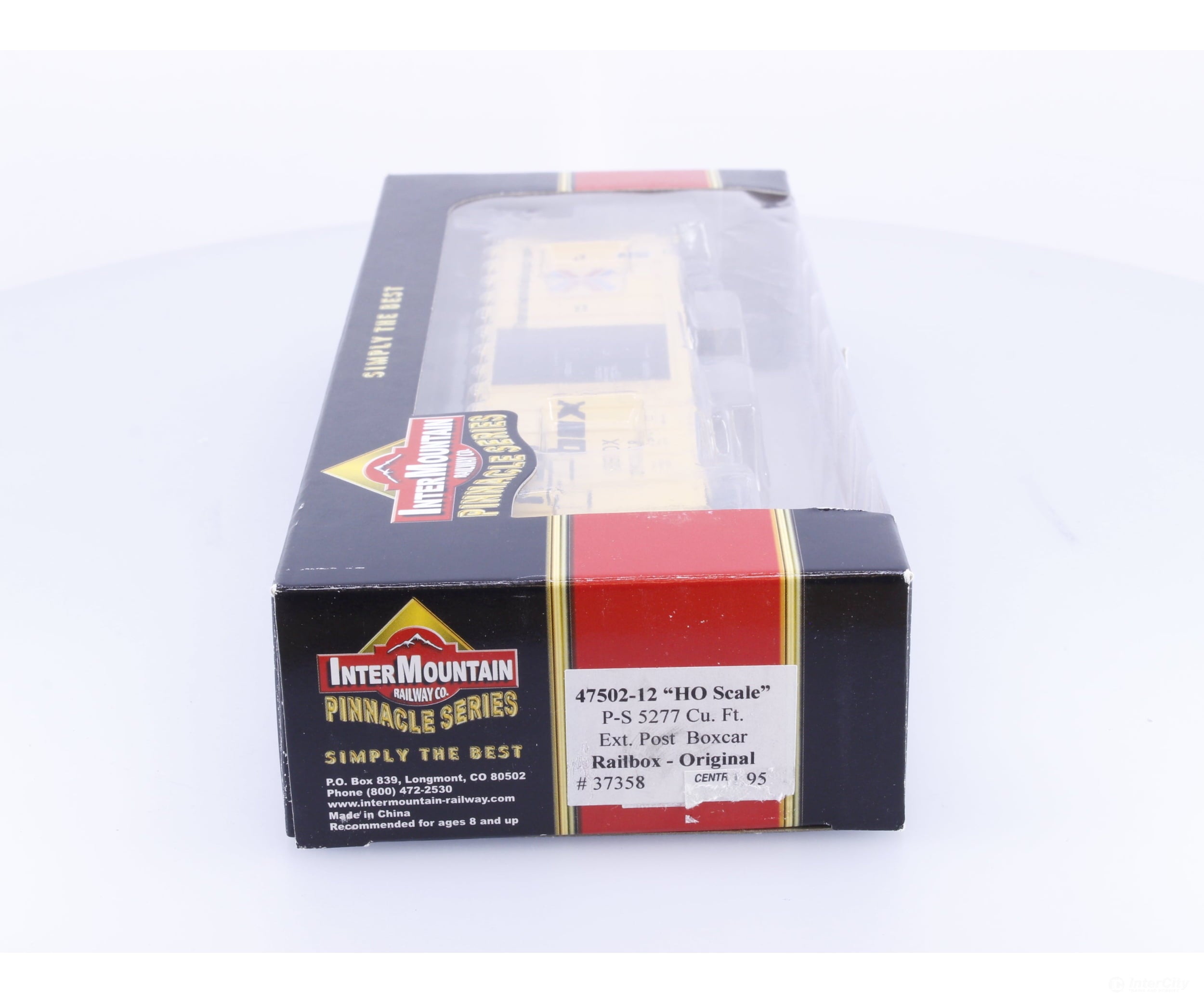 InterMountain 47502-12 HO P-S 5277 Cu. Ft. Exterior Post Single Door Boxcar Railbox (RBOX) 37358 - Freight Cars