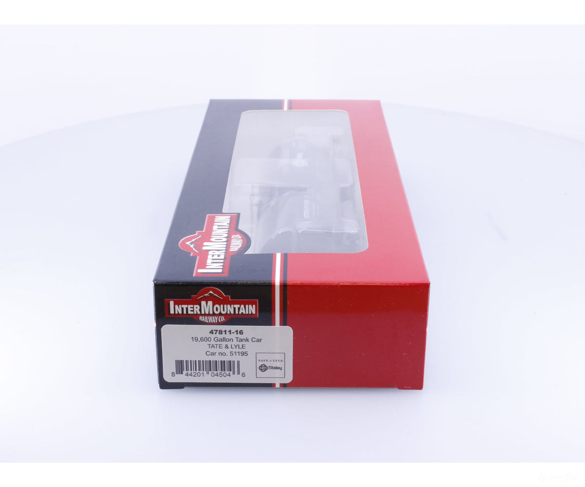InterMountain 47811-16 HO 19,600 Gallon Tank Car Tate & Lyle Weathered 51195 - Freight Cars