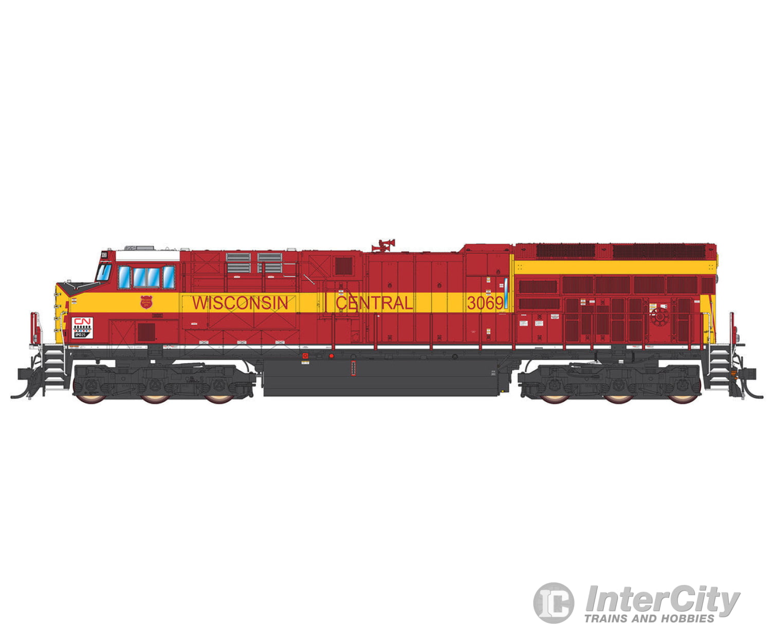 Intermountain 497113S-01 Ho Tier 4 Locomotive W/Sound - Cn Heritage Wc Dcc & Sound #3069 Locomotives