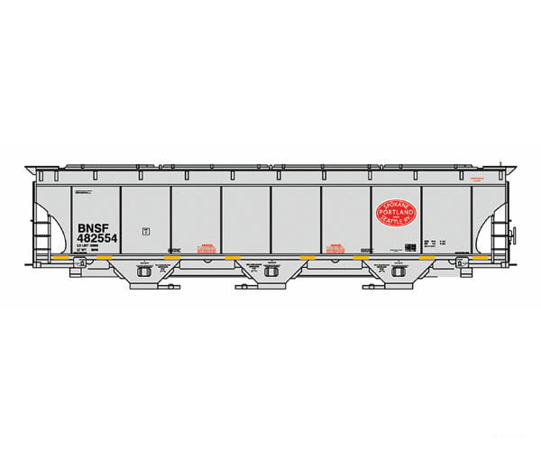 Intermountain Ho 472143 Trinity 5161 Cubic Foot Covered Hopper Bnsf Railway (Spokane Portland &