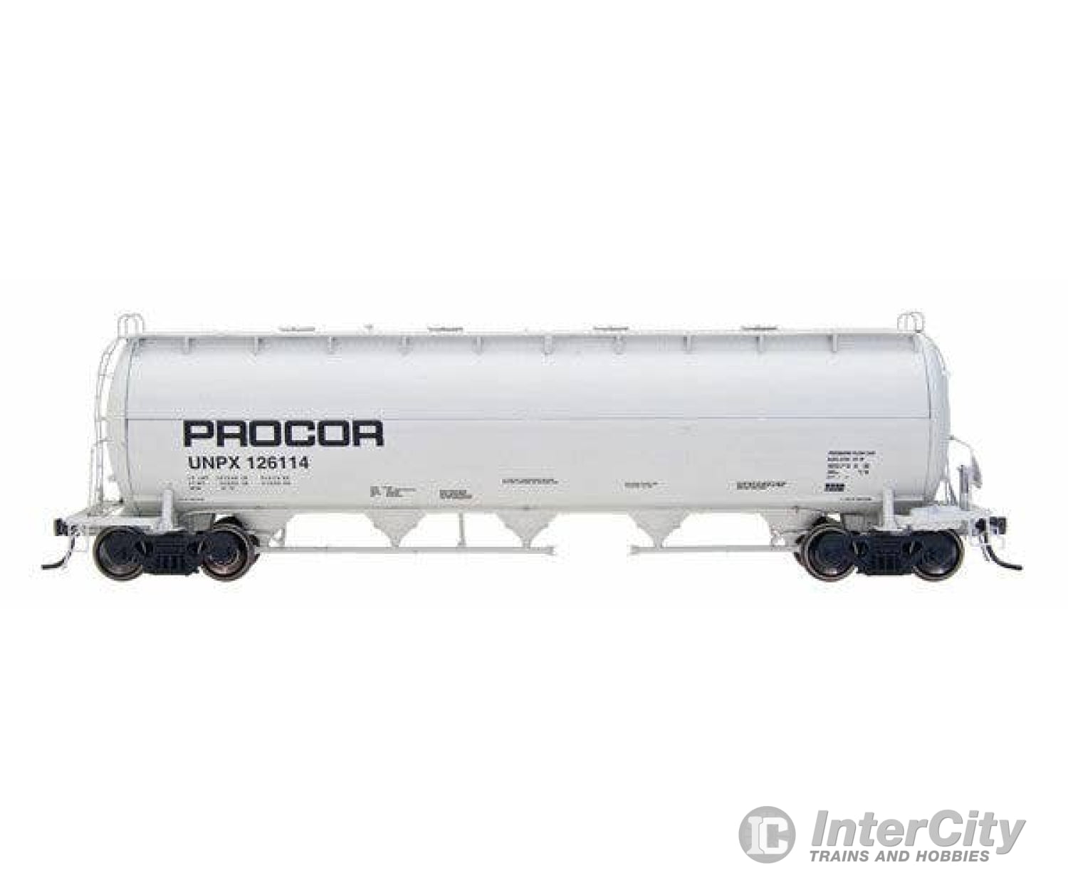 Intermountain HO 48907 Procor Pressure-Flow Hopper - Procor (gray black) Freight Cars