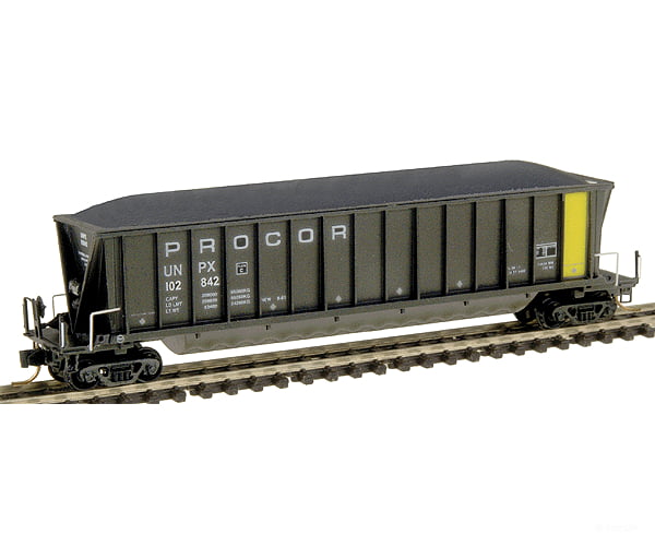 Intermountain N 67104 Bathtub Coal Gondola - Assembled - Procor Freight Cars