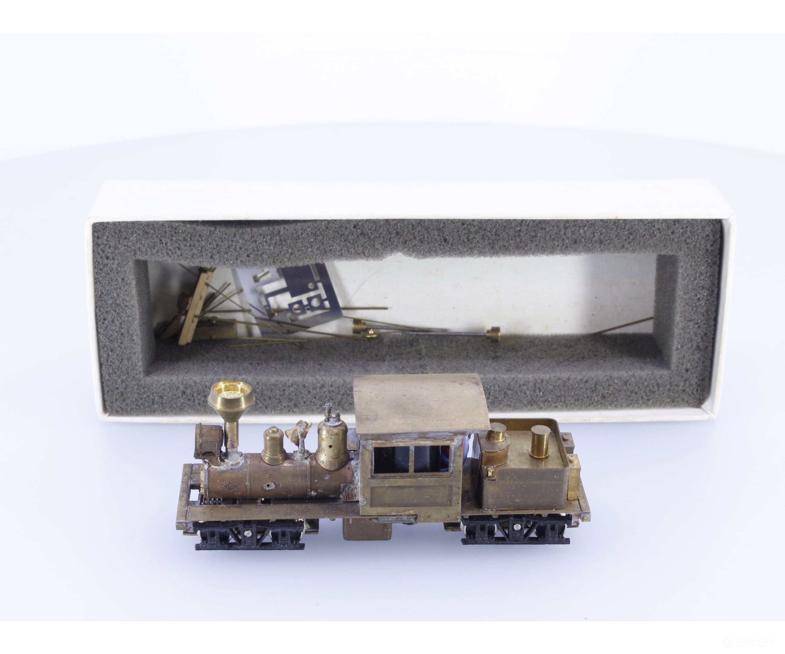 Joe Works 19900 HOn3 Brass Class A 2 Truck Shay 13-2 Analog DC Locomotives
