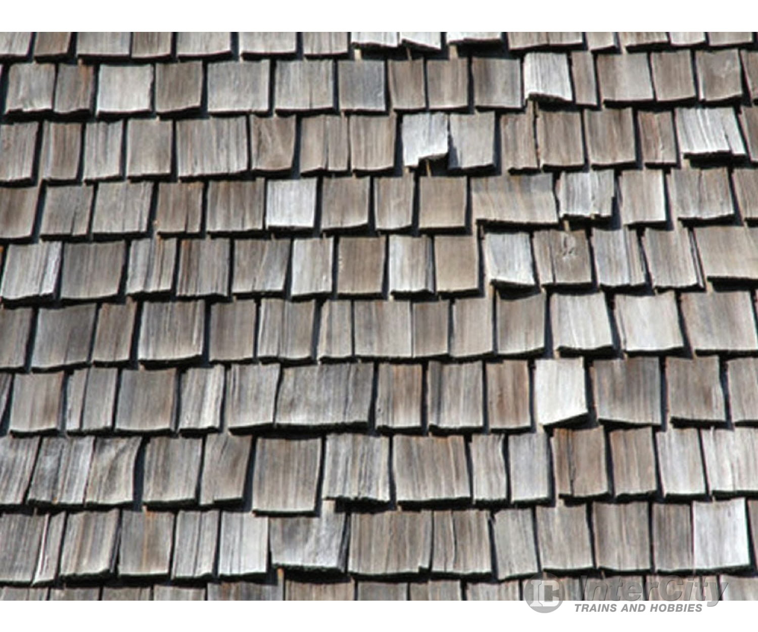 Jtt O 97469 Patterned Plastic Sheet 2-Pack -- Wood Shingle Roof 7-1/2 X 12 19.1 30.5Cm Scratch
