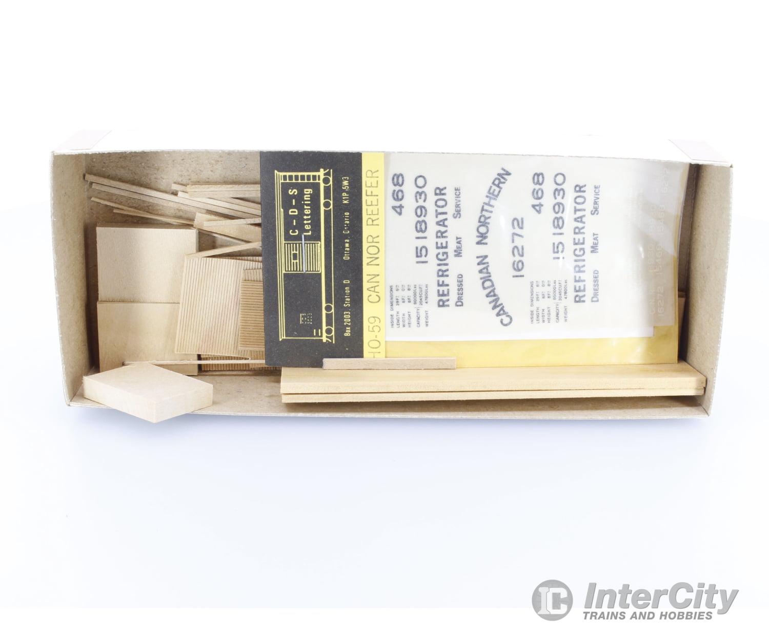 Juneco K-9 HO 36’ Truss Rod Reefer Kit Canadian National (CN) (#1) Freight Cars