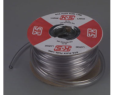 K&S Metals 412 Sta-Flex Fuel Line -Large (Roll) .230 Od Brass & Metal