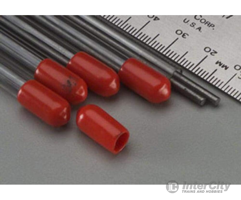 K&S Metals 506 3/32 Steel Music Wire (2Pc/Tube; 5Tube/Pk) Brass & Metal