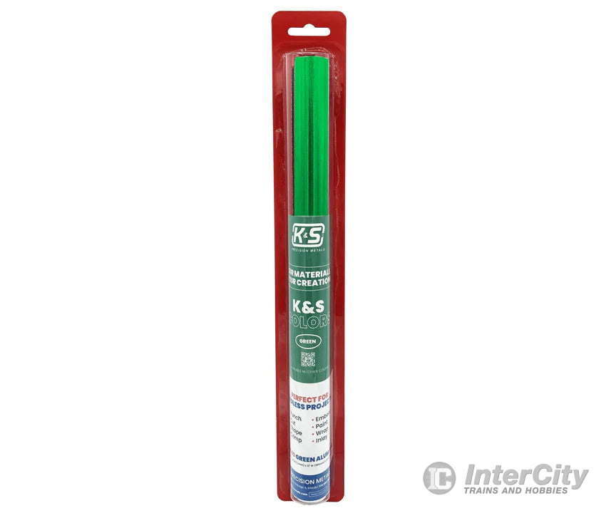 K&S Metals 6040 Aluminum Foil Green .004 (36Ga) Thick (.004 X 12 24) Brass & Metal