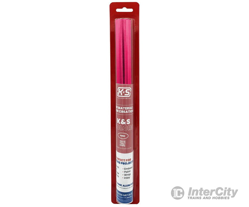 K&S Metals 6045 Aluminum Foil Pink .004 (36Ga) Thick X 12 24 Brass & Metal