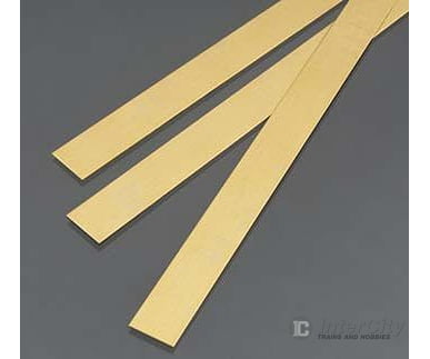 K&S Metals 9841 Brass Strip .5Mm Thk X 12Mm Wide 3/Cd & Metal