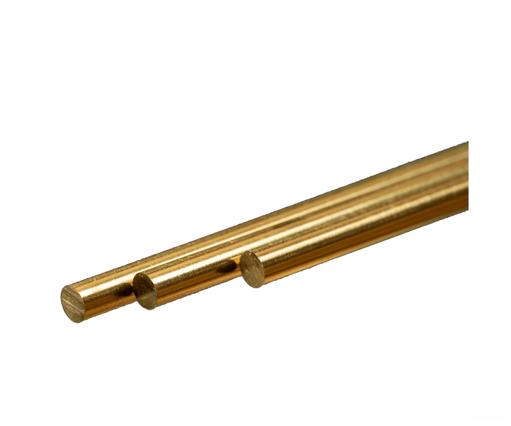 K&S Metals 9867 Round Brass Rod 4Mm Diameter - 3/Card & Metal