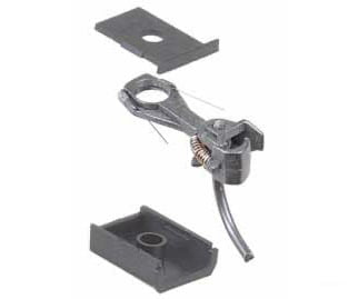 Kadee 148 #148 Whisker(R) Self-Centering Metal Knuckle Couplers - Kit - Magne-Matic(R) -- Medium 9/32" Centerset Shank w/#242 Draft Gear Boxes 2 Pair - Default Title (CH-380-148)