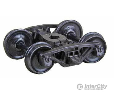 Kadee 1580 Bettendorf AAR Self-Centering HGC Leaf-Spring Caboose Trucks -- Code 88 (.088") 33" Smooth-Back RP-25 Wheels 1 Pair - Default Title (CH-380-1580)