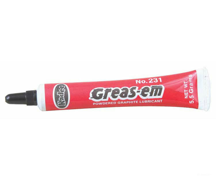 Kadee 231 Greas-em Dry Graphite Lubricant -- 3/16oz 5.5g - Default Title (CH-380-231)