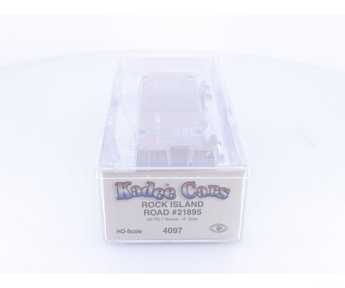 Kadee 4097 HO 40’ PS-1 Boxcar 6’ Door Rock Island Road 21895 - Freight Cars