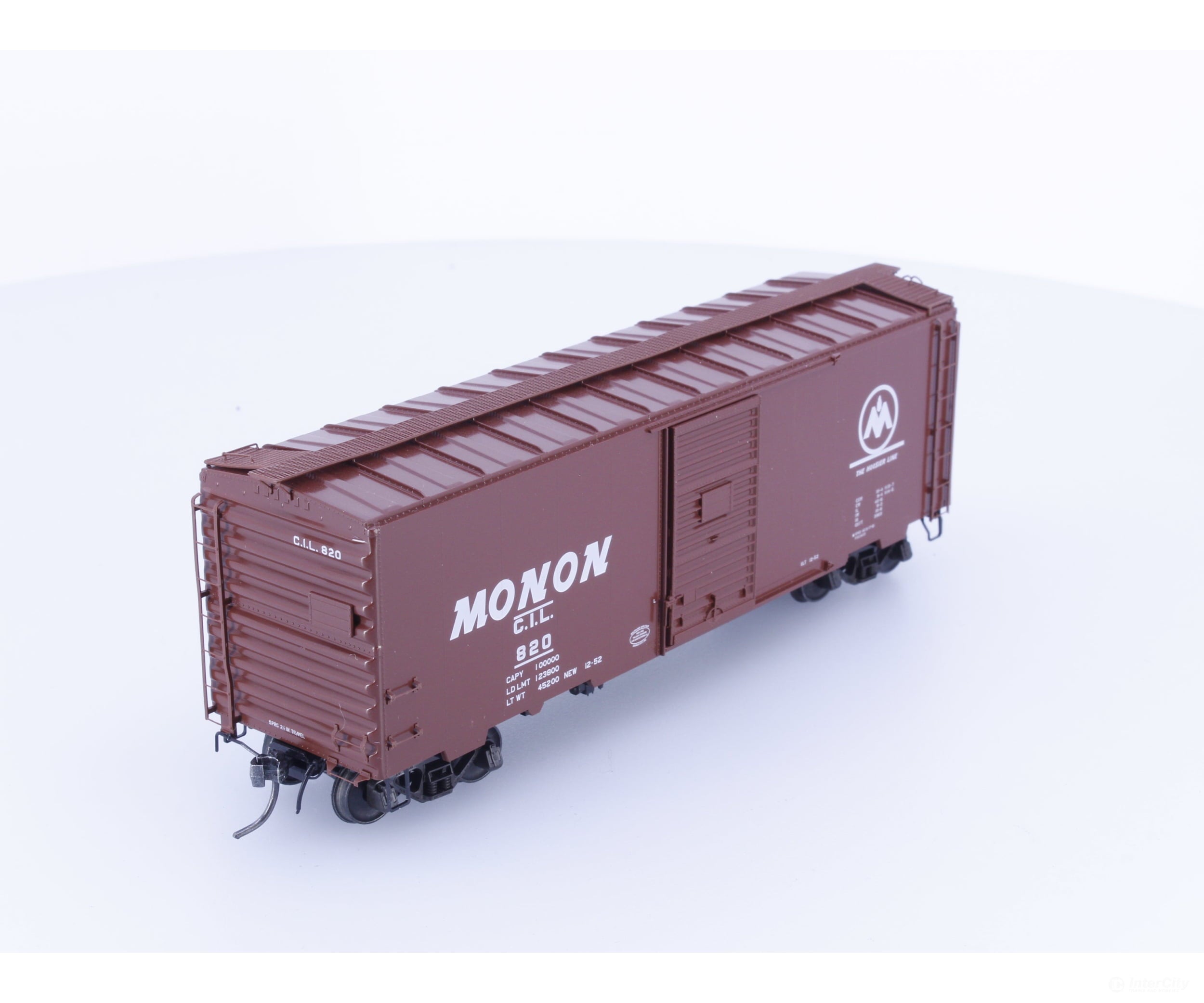 Kadee 4099 HO 40’ Single Door Box Car Chicago Indianapolis & Louisville Road (MONON) 820 - Freight Cars