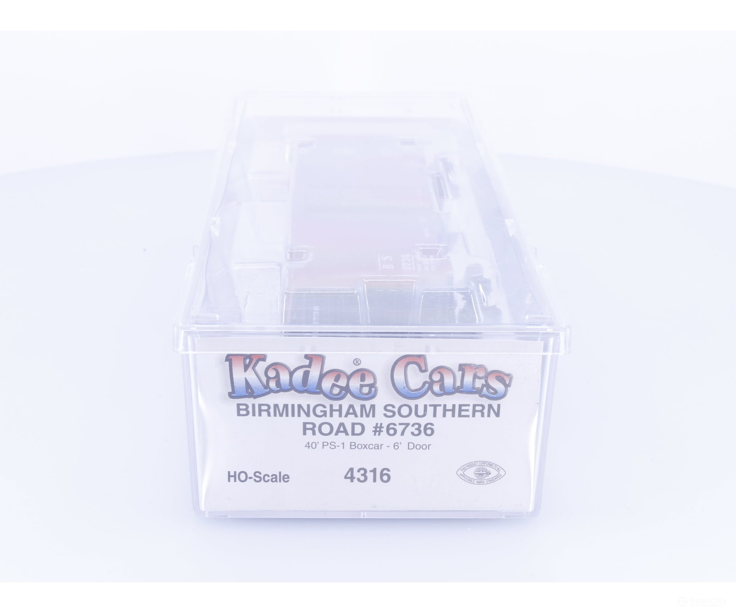 Kadee 4316 HO 40’ Single Door Box Car Birmingham Southern (BS) 6736 - Freight Cars