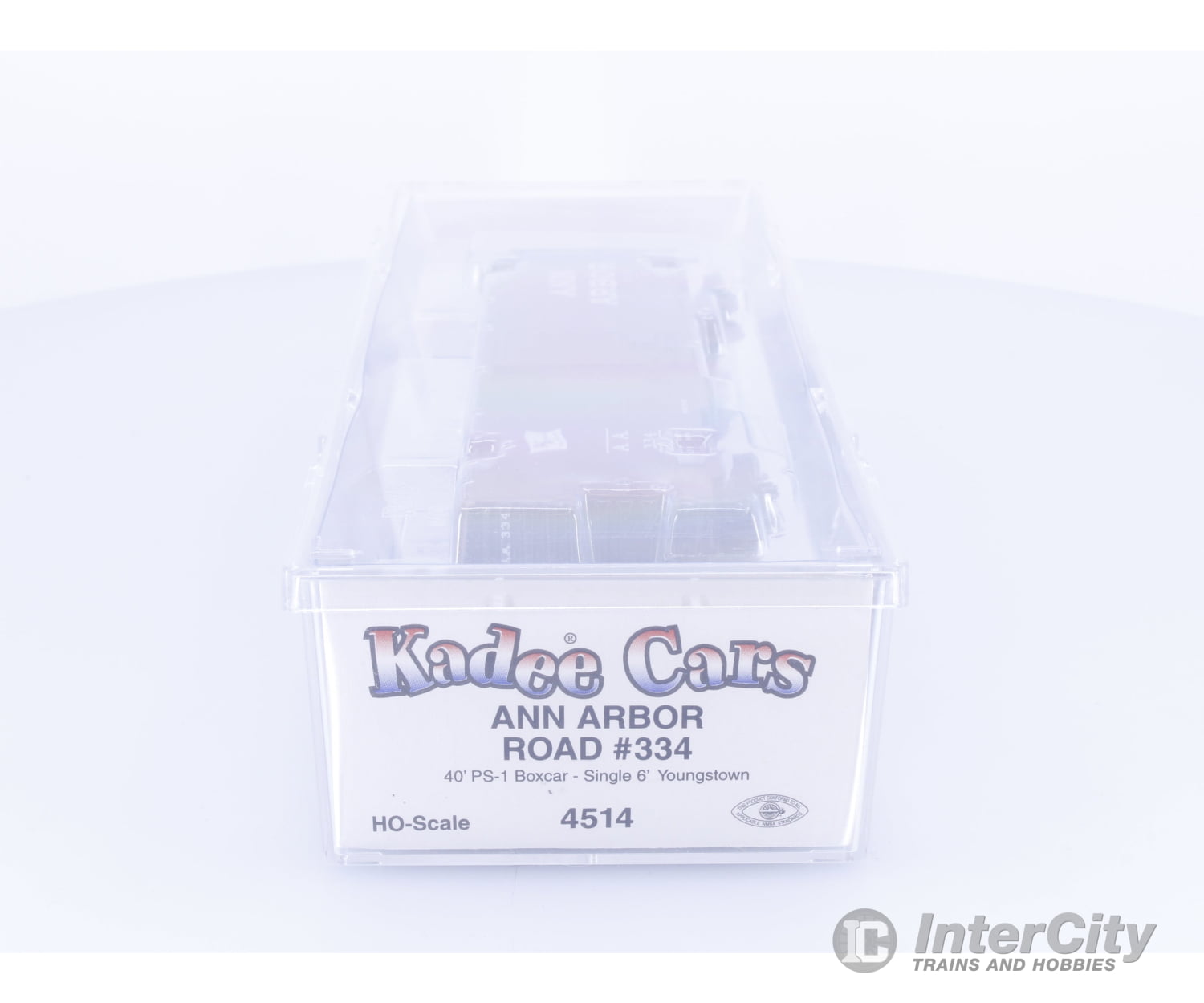 Kadee 4514 HO 40’ PS-1 Boxcar 8’ Door Ann Arbor 334 Freight Cars