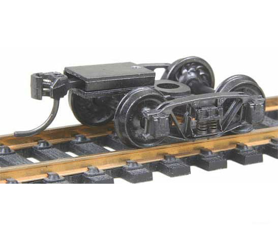 Kadee 510 1899 Andrews Fully Sprung Metal Trucks w/Whisker(R) Couplers - Kit -- Code 110 (.110") 33" Ribbed-Back RP-25 Wheels 1 Pair - Default Title (CH-380-510)