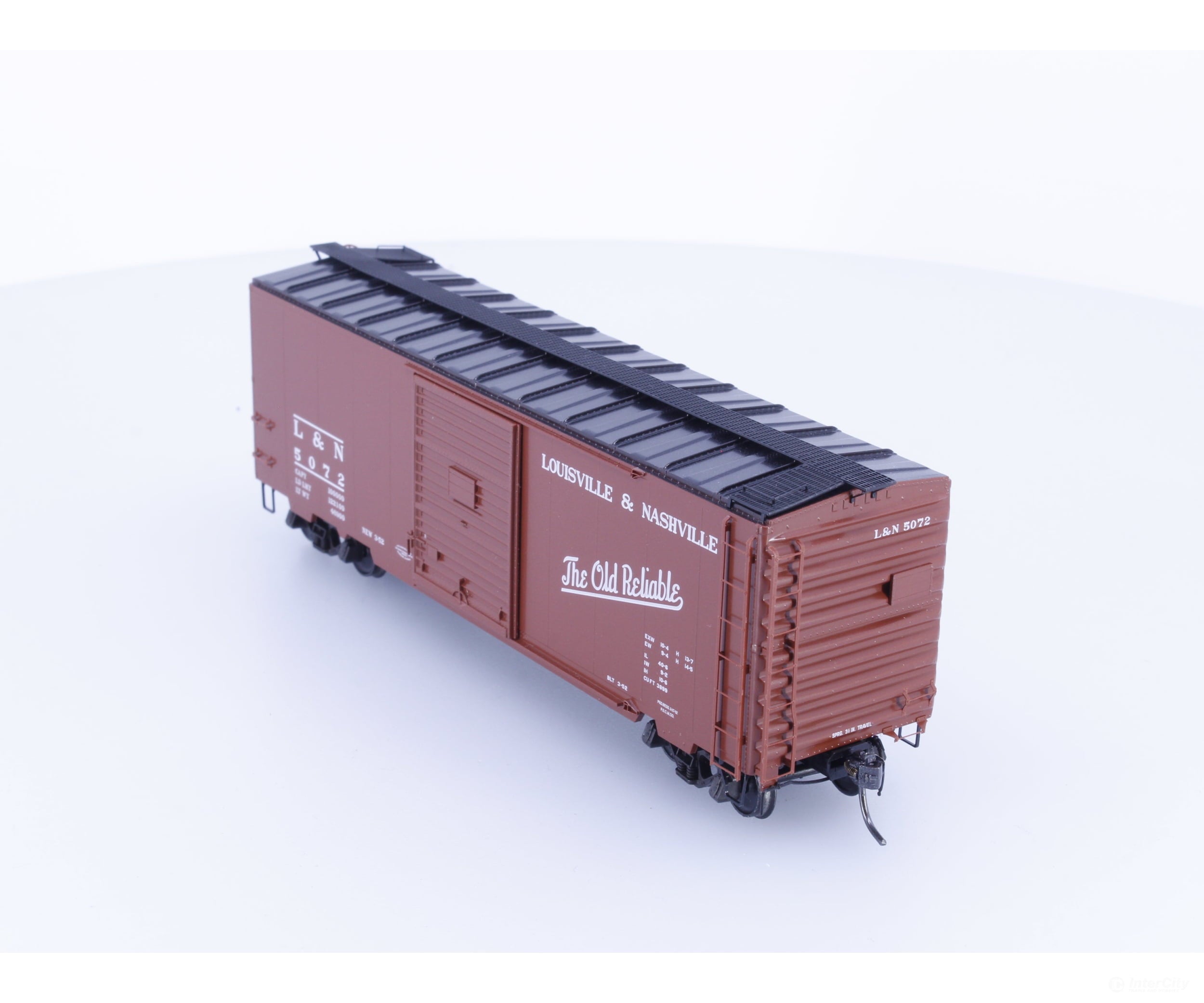 Kadee 5125 HO 40’ Single Door Box Car Louisville and Nashville Railroad(LN) 5072 - Freight Cars
