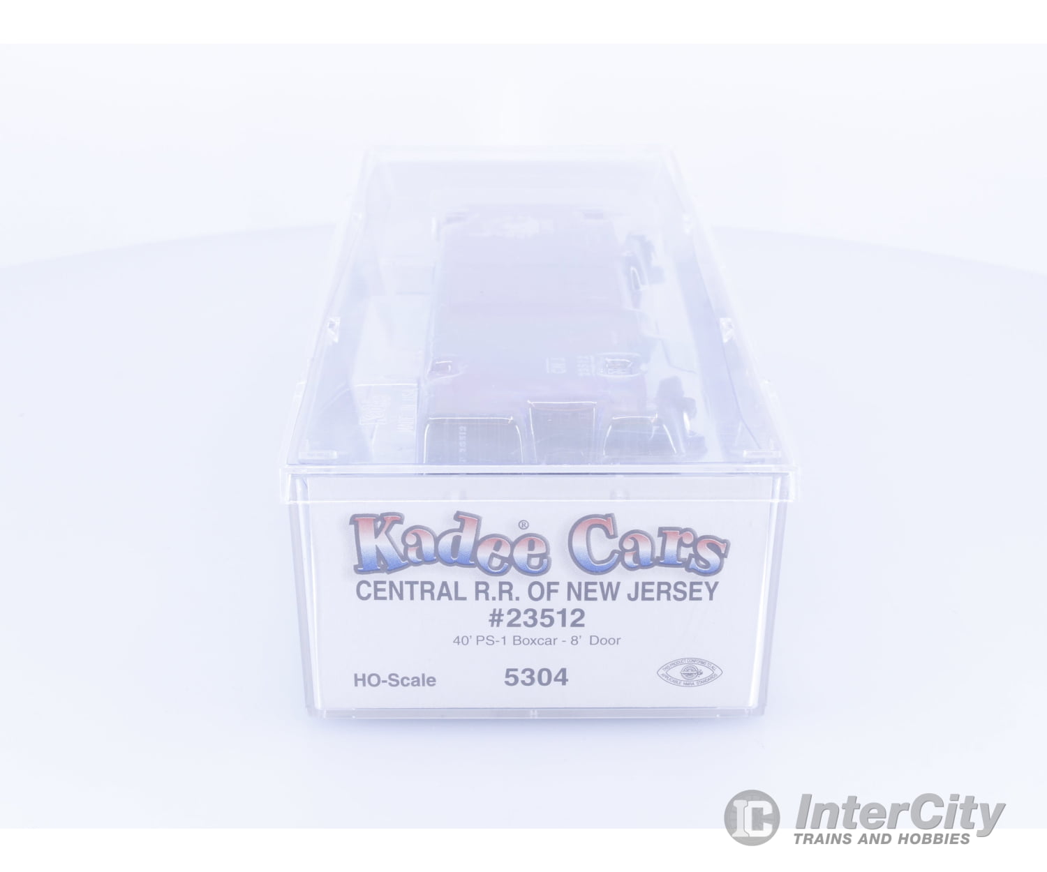 Kadee 5304 HO 40’ PS-1 Boxcar 8’ Door Central Railroad of New Jersey (CNJ) 23512 Freight Cars