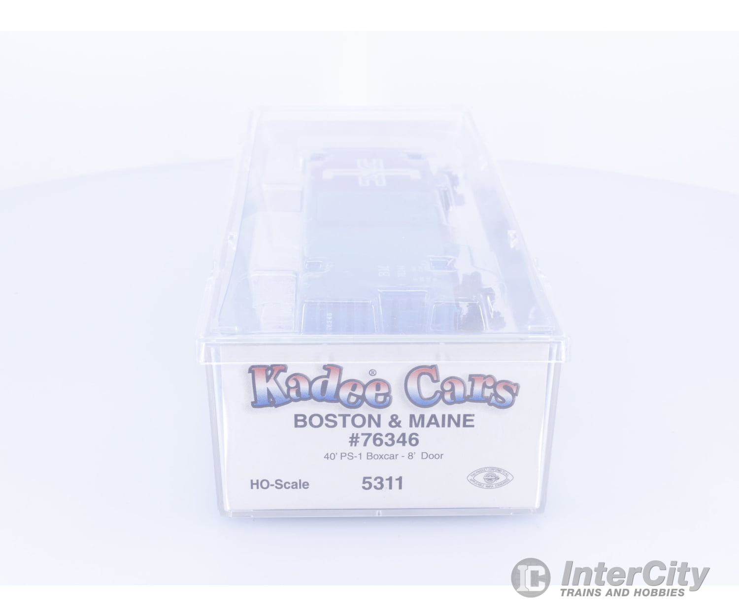 Kadee 5311 HO 40’ PS-1 Boxcar 8’ Door Boston and Maine (BM) 76346 Freight Cars