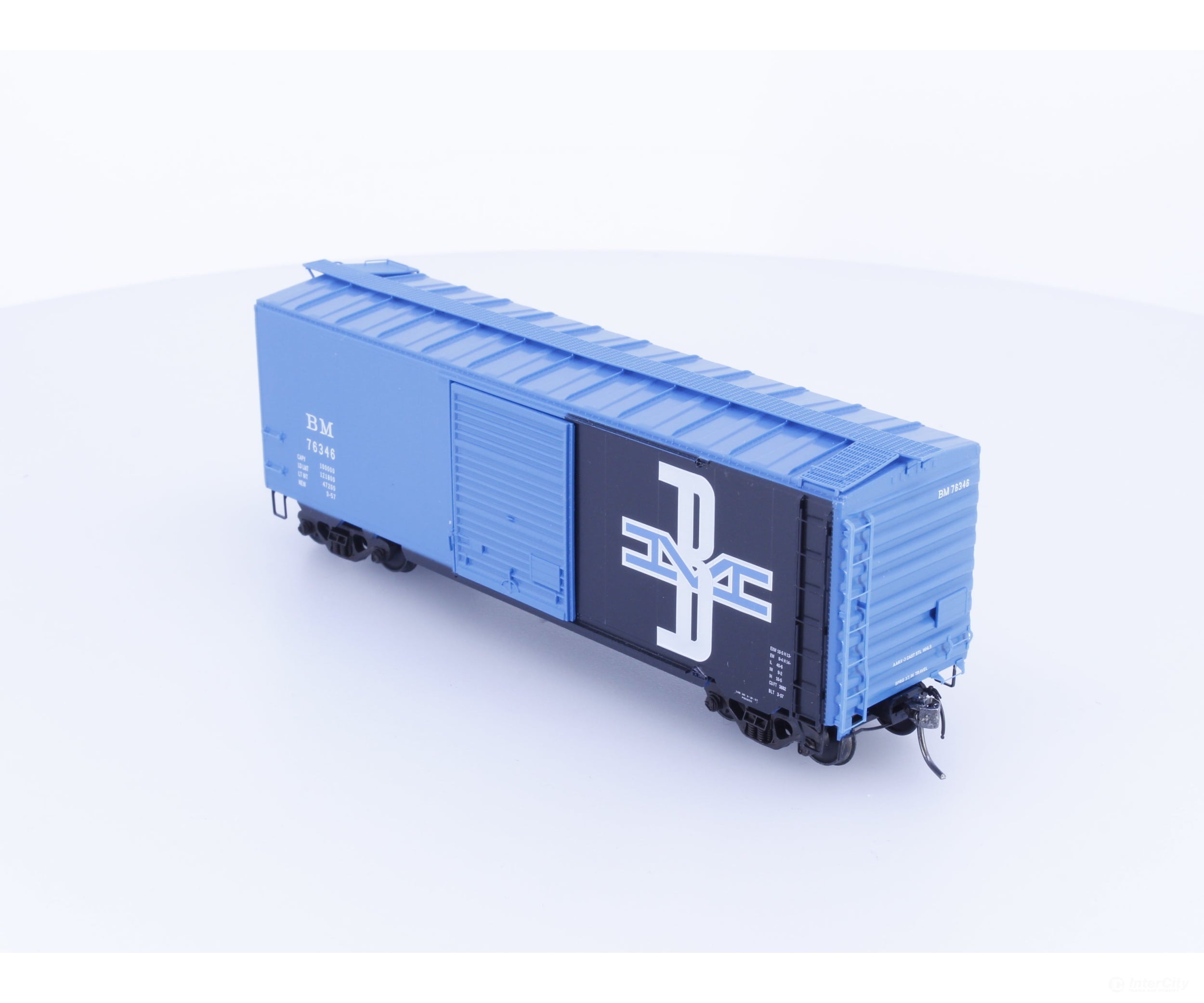 Kadee 5311 HO 40’ PS-1 Boxcar 8’ Door Boston and Maine (BM) 76346 Freight Cars